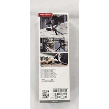 PGYTECH MANTISPOD 2.0 Mini Camera & Cell Phone Vlogging Tripod | 5 Modes Small Travel Flexible DSLR Pocket Stand | Video Vlog Desktop Shooting Selfie Mount Black