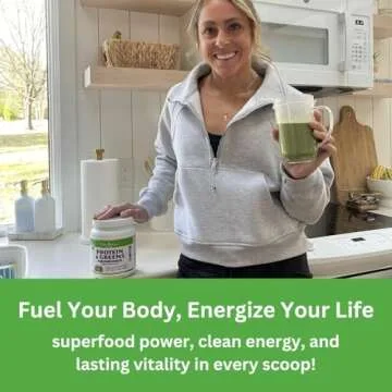 Paradise Herbs Protein & Greens Powder, 20g Protein, 14 Servings