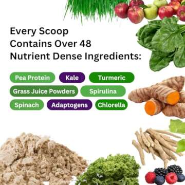 Paradise Herbs Protein & Greens Powder, 20g Protein, 14 Servings