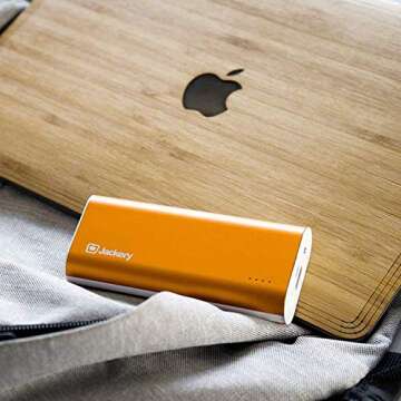 Jackery Bolt 6000 mAh Power Bank with Lightning Cable