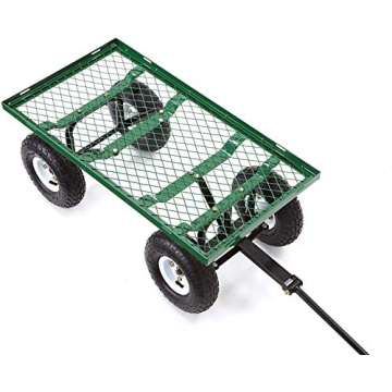 Gorilla Carts GOR400-COM Steel Garden Cart with Removable Sides