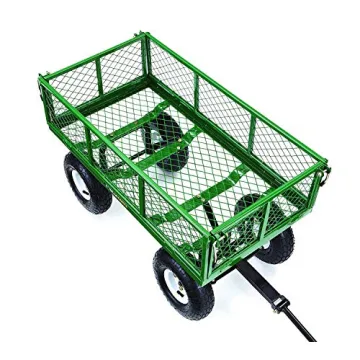 Gorilla Carts GOR400-COM Steel Garden Cart with Removable Sides