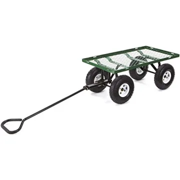 Gorilla Carts GOR400-COM Steel Garden Cart with Removable Sides