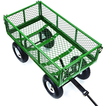 Gorilla Carts GOR400-COM Steel Garden Cart with Removable Sides