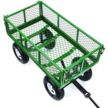 Gorilla Carts GOR400-COM Steel Garden Cart with Removable Sides