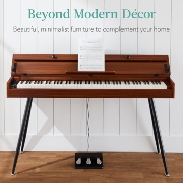 Weighted Full Size Digital Piano with Metal Legs