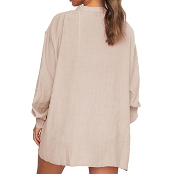 RUEWEY Women's Cotton Linen Lounge Set - Comfortable Summer Outfit