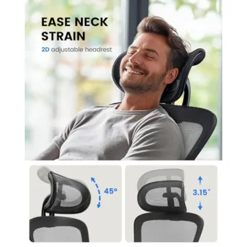 NOBLEWELL Ergonomic Office Chair with Adjustable Features