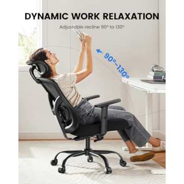NOBLEWELL Ergonomic Office Chair with Adjustable Features