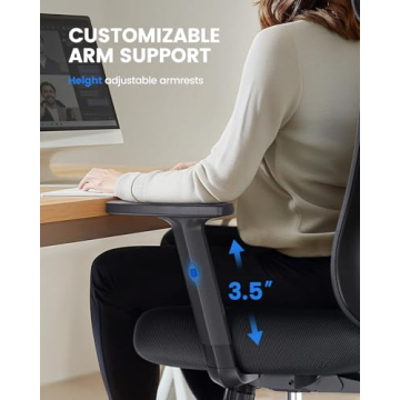 NOBLEWELL Ergonomic Office Chair with Adjustable Features