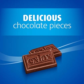 Ex-Lax Regular Strength Chocolated Laxatives for Constipation Relief - 24 Count
