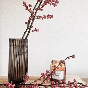 Elegant Muyan Ribbed Vase for Home and Office Decor