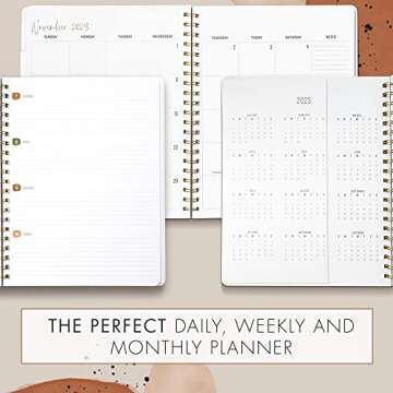 Beautiful 2023 Daily Planner to Organize Tasks Effectively