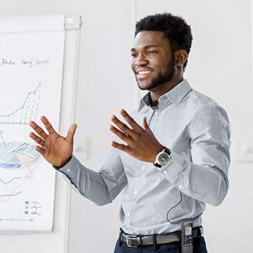 Sony Digital Voice Recorder ICD-PX Series, with Built-in Mic and USB, 4GB Memory, Noise Cut for Noise-Free Recordings, Includes A NeeGo Lavalier Lapel Mic