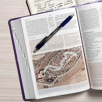 CSB Study Bible, Purple LeatherTouch, Indexed, Red Letter, Study Notes and Commentary, Illustrations, Articles, Word Studies, Outlines, Timelines, Easy-to-Read Bible Serif Type