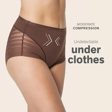 Leonisa No Show Invisible Tummy Control Panty Comfort Style