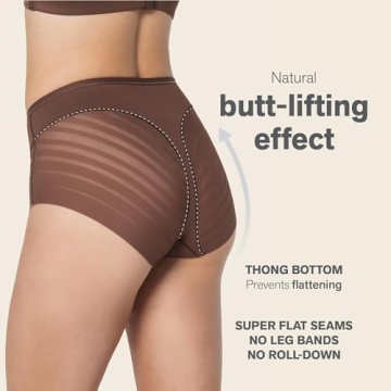Leonisa No Show Invisible Tummy Control Panty Comfort Style