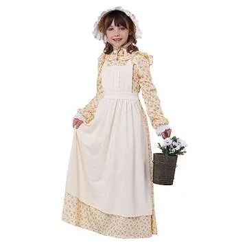 Precious Prairie Girl Costume for Imaginative Play
