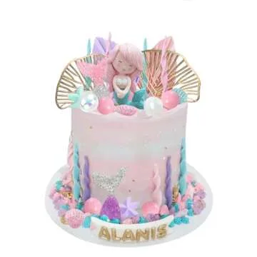 Enchanting Mermaid Cake Topper Set for Magical Birthdays