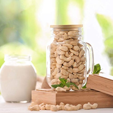 Picowe Bamboo Lids for Wide Mouth Mason Jars 6 Pack