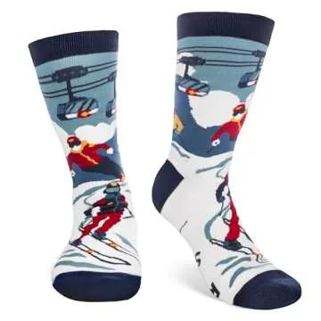 I'd Rather Be Skiing - Funny Unisex Socks for All