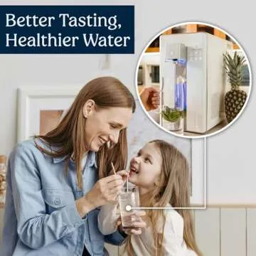 MELISSANI M1 Reverse Osmosis Countertop Water Purifier, Removes 99% of PFAS, Lead and Other Chemicals, Professional Grade 5-Stage RO Filtration for Tap Water, 3-Second Hot or Cool, No Installation