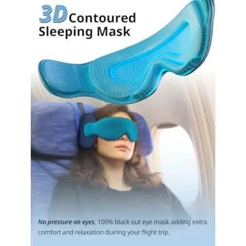 Inspireyes Travel Pillow for Airplanes, Comfortable Travel