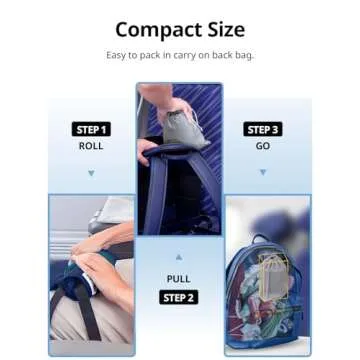 Inspireyes Travel Pillow for Airplanes, Comfortable Travel