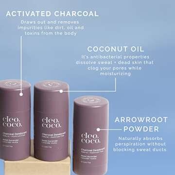 Cleo & Coco Natural Deodorant for Women - Eco-Friendly Freshness