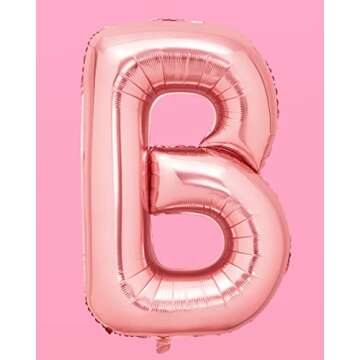 xo, Fetti Rose Gold Jumbo BRIDE Balloons - 40 inch, XL | Bachelorette Party Decorations, Wedding Par...