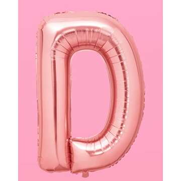 xo, Fetti Rose Gold Jumbo BRIDE Balloons - 40 inch, XL | Bachelorette Party Decorations, Wedding Party, Engagement Party, Bridal Photo Booth