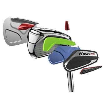 Cobra Golf 2019 F9 Speedback One Length Iron Combo Set, Chrome/Black/Blue