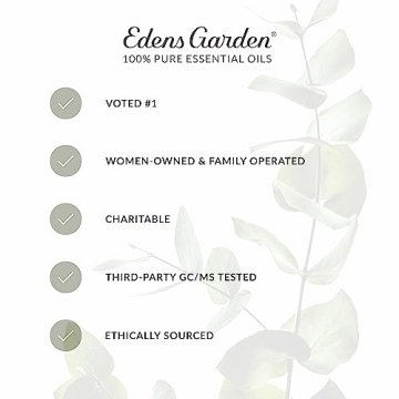 Edens Garden Tea Tree Essential Oil- 100% Pure Premium Grade, Undiluted, Natural, Therapeutic, Aromatherapy, The Best for Diffuser, Hair, Humidifiers, Kid Safe 10 ml (.33 fl oz)
