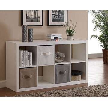 Better Homes and Gardens 8-Cube Organizer - White