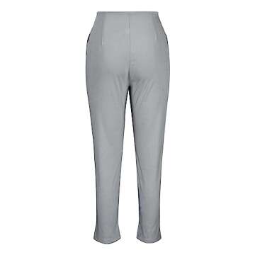 HGps8w Women's Super High Waisted Suit Pants Elegant Skinny Stretchy Business Work Pencil Pants Leggings with Pockets