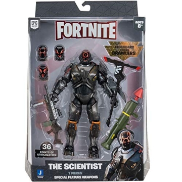 FORTNITE Legendary Series Brawlers: 7" The Scientist Action Figure with Accessories