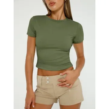 Trendy Queen Women's Basic T-Shirts for Summer 2024