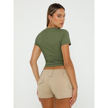 Trendy Queen Women's Basic T-Shirts for Summer 2024