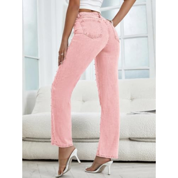 Kedera Women's Pearl Baggy Jeans - Stylish and Comfortable