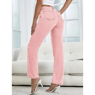 Kedera Women's Pearl Baggy Jeans - Stylish and Comfortable