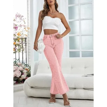 Kedera Women's Pearl Baggy Jeans - Stylish and Comfortable