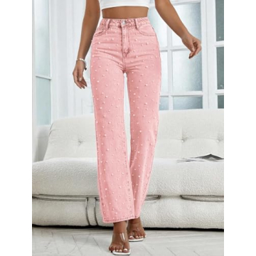 Kedera Women's Pearl Baggy Jeans - Stylish and Comfortable