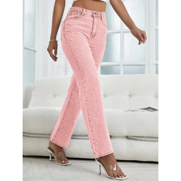 Kedera Women's Pearl Baggy Jeans - Stylish and Comfortable