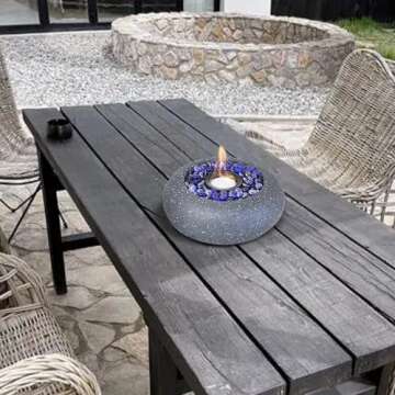 11-Inch Portable Fire Pit for Indoor Outdoor Gatherings