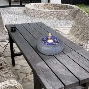 11-Inch Portable Fire Pit for Indoor Outdoor Gatherings