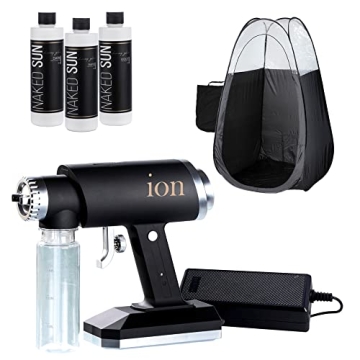 Naked Sun Ion Spray Tan Machine Bundle - At-Home Tanning Solution