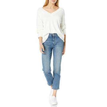 Stylish Lisa Soft Slouchy V-Neck Sweater for Women