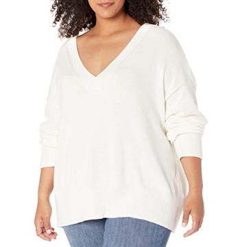 Stylish Lisa Soft Slouchy V-Neck Sweater for Women