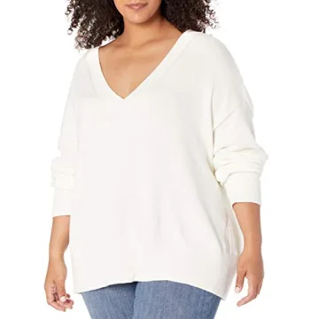 Stylish Lisa Soft Slouchy V-Neck Sweater for Women