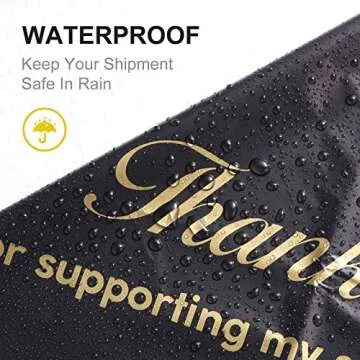 Poly Mailer Envelope, FZR Legend 30 Pcs Heavy Duty Mailing Shipping Bag Thank You Text Printed Compostable Plastic Mailers Bags, Self Sealing Packaging Mailers (14.5” x 19”, 10” x 13”, 6” x 9”)